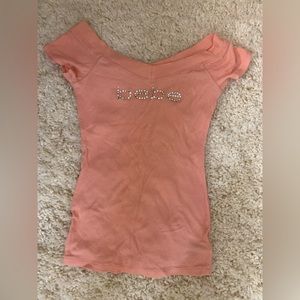 Bebe Pink Top